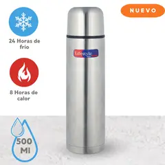 THERMOS - Termo para Bebidas LIFESTYLE + FUNDA 500 ml