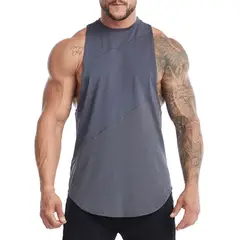 ZIMRAHYG - Tops deportivos Chaleco de ropa deportiva sin mangas para hombres