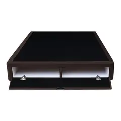 BARAKA HOME - Base De Cama Bregenz 1.5 Plz - Chocolate