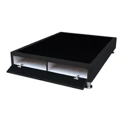BARAKA HOME - Base De Cama Bregenz 2 Plz - Negro