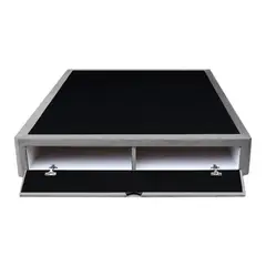 BARAKA HOME - Base De Cama Bregenz 2 Plz - Gris Claro