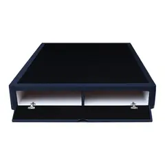 BARAKA HOME - Base De Cama Bregenz 2 Plz - Azul Marino