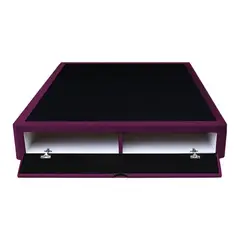 BARAKA HOME - Base De Cama Bregenz 2 Plz - Purpura