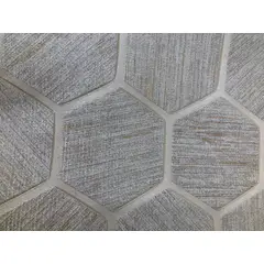 GENERICO - PAPEL TAPIZ HEXAGONO 0.53 X 10 M COD D56 PARA PARED