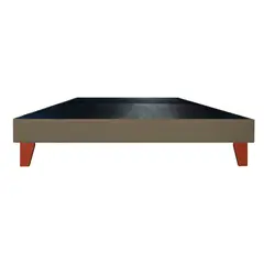 BARAKA HOME - Base de Cama Luton Slim 1.5 Plz - Beige Oscuro