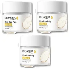 BIOAQUA - PACK 3 CREMA ACLARANTE DE ARROZ