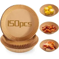 OEM - Pack 150 Papel Freidora Frituras para Hornear Antiadherente