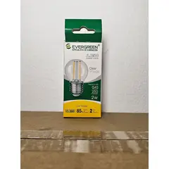GENERICO - FOCO VINTAGE CLEAR G45 2W LED - EVER GREEN