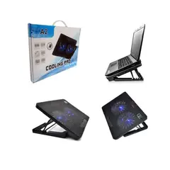 SEISA - Cooler Base Plegable para Laptop 2 Ventiladores