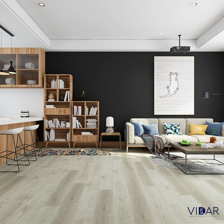 PISO SPC ARTIC GRAY 5.5 MM - VENTA POR CAJA 2.65 M2