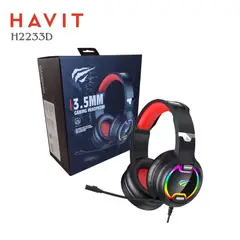 HAVIT - Audífono Gamer Gamenote H2233D Graves Potentes e Iluminación RGB