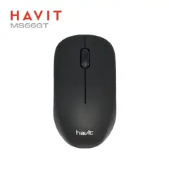 HAVIT - Mouse Inalámbrico MS66GT de 24GHz y resolución de 1200DPI - BK