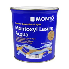 MONTO - Barniz Para Exteriores Montoxyl Lasure Acqua Satinado - 4 Lt