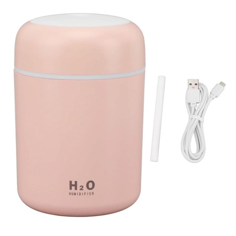 Minihumidificador de Aire Portatil Rosado H2o