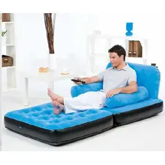 GENERICO - Sillon Puff Gigante Sofa Cama Inflable de Casa Interior Jardin Sala