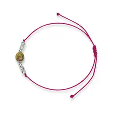 SANTORAL - Pulsera Virgen de Guadalupe Fucsia - Bijoutería