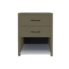 BARAKA HOME - Velador Zapatera Oradea - Beige Oscuro