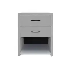 BARAKA HOME - Velador Zapatera Oradea - Gris Claro