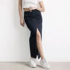 DESIRE - Falda Midi Jean Mujer
