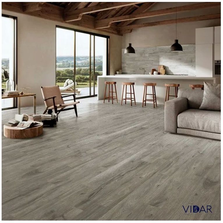 PISO LAMINADO GRAY NATURAL 8 MM - VENTA POR CAJA 1.90 M2