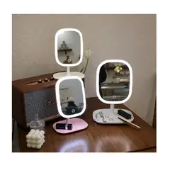 GENERICO - Espejo Led de Maquillaje Pantalla Táctil - Multicolor