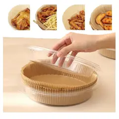 GENERICO - Papel bandeja Alta calidad para freidora de aire 22.5 cm diametro