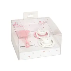 MUÑECAS REBORN - Bebe Arias et de 2 chupetes chupones de bebe y cadena