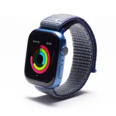GEAR4 - Correa de reloj deportiva Apple Watch de 45 44 42mm Azul Marino