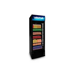 VENTUS - VISICOOLER 360L 1 PUERTA LG-360 BLACK.