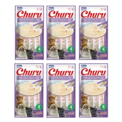 CHURU - Snack Húmedo de Pollo con Camarones para Gatos Pack x6