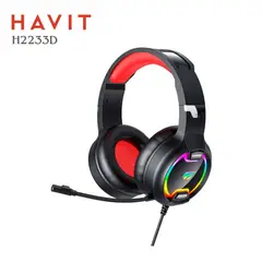 HAVIT - GAMENOTE H2233D Audífono Gamer Iluminación RGB con Micrófono