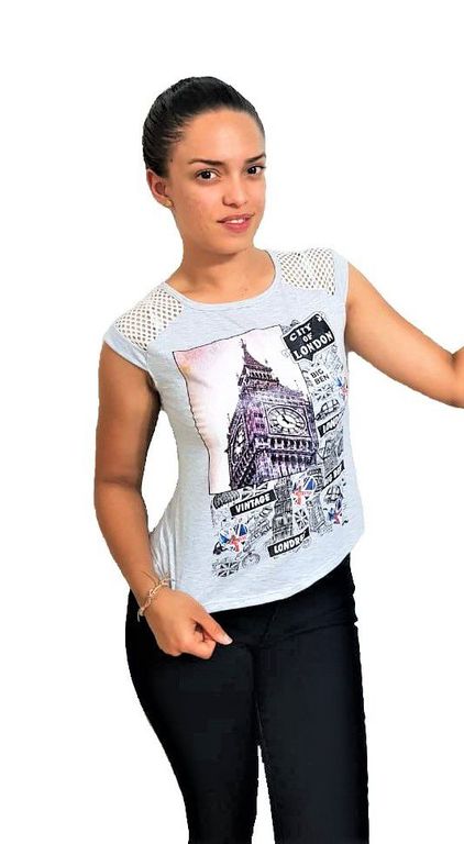 Top Nathalie Love It Modelo BVD Para Mujer - Plomo