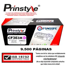 PRINSTYLE - TONER 508A 9.500 PÁG. 508X CF363X MAGENTA . ISO 19752