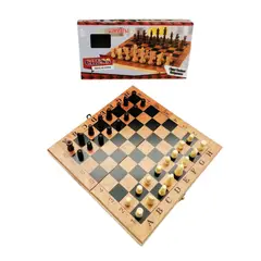GENERICO - Juego de Mesa Ajedrez Grande De Madera