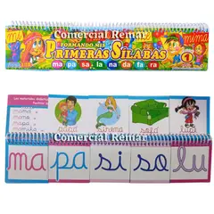 GENERICO - Anillado Educativo Mi Primera Sílaba Tomo 1 Silabario Móvil