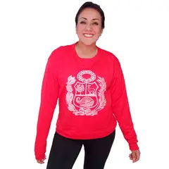 GENERICO - Polera mujer diseño Escudo Nacional - Nathalie Love It - Rojo