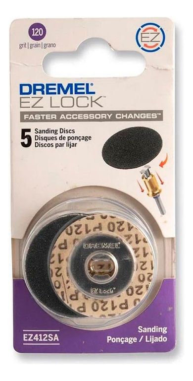 Discos de Lijas Ez-Lock 120g EZ412SA