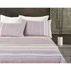 VENECIA - Set de Sabanas 2 Pz + Fundas Modelo Europeo de 4 piezas