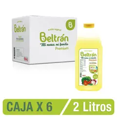 BELTRAN - Aceite De Soya Premium 2 Lt Caja X 6 U.