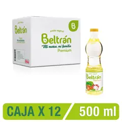 BELTRAN - Aceite De Soya 500 ml Caja X 12 U.