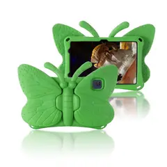 GENERICO - Funda para Huawei MatePad T8 8 de Goma Mariposa Verde Resistente