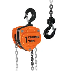 TRUPER - Polipasto de cadena de 1 ton