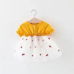 GENERICO - Vestido de Niña Fresa