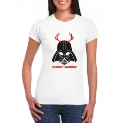 GENERICO - Polo Mujer Starry Warmas - Nathalie Love It - Blanco