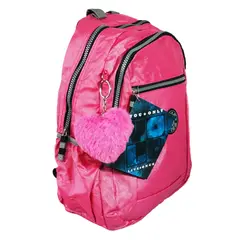 YOLO - Mochila Juvenil Con Pompom