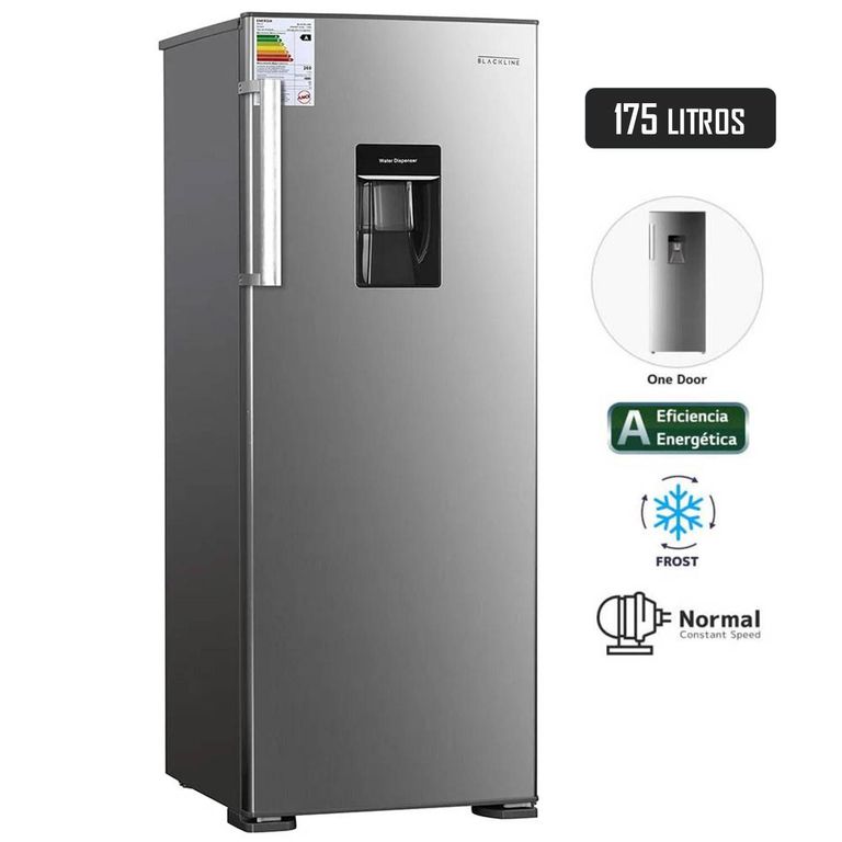 Refrigeradora 175L Frost 1PD Inox