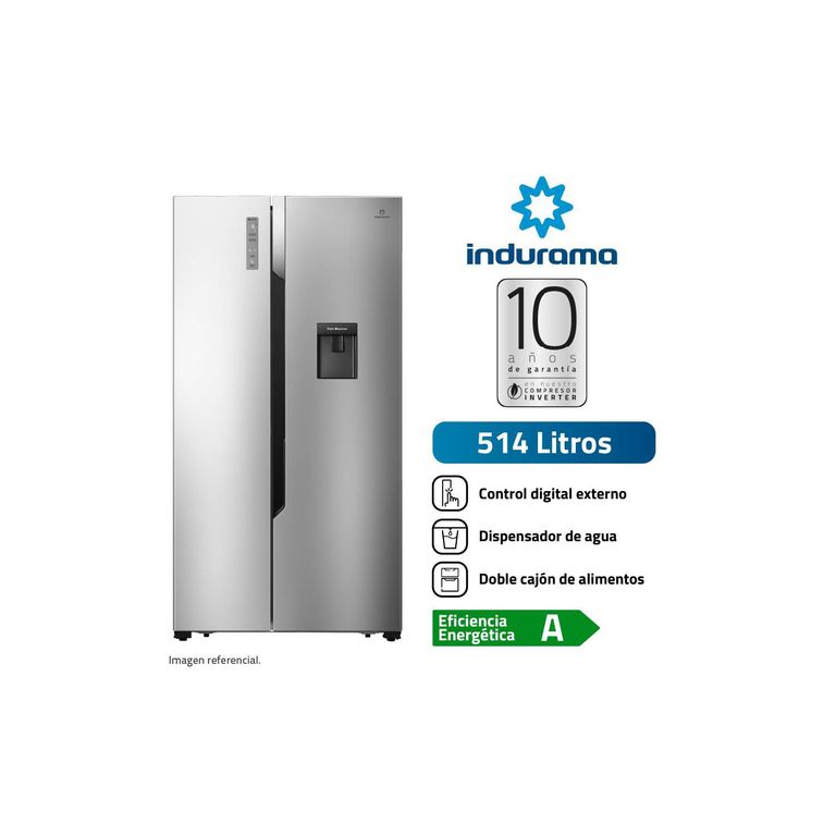 Refrigeradora Side by Side 514Lt RI-788D Croma