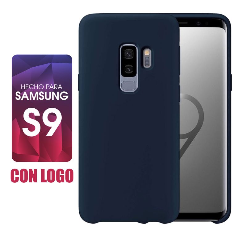 Silicone Case Para S9 Plus Azul