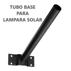 GENERICO - Brazo Metalico Tubo De Fijaciòn Lampara Reflector Solar Soporte Farolas Solares