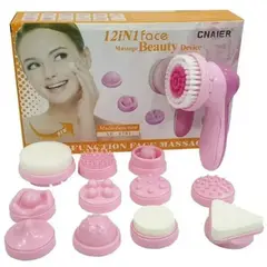 GENERICO - Masajeador Facial Eléctrico Inalámbrico 12 en 1